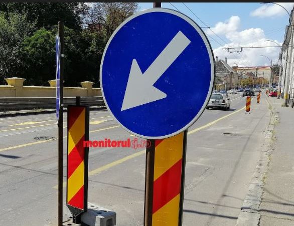 Circulație închisă temporar pe str Gorunului/ foto: monitorulcj.ro