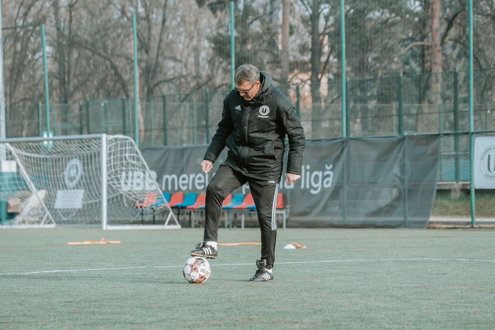 Eugen Neagoe la antrenament/FOTO: FC Universitatea Cluj - Facebook