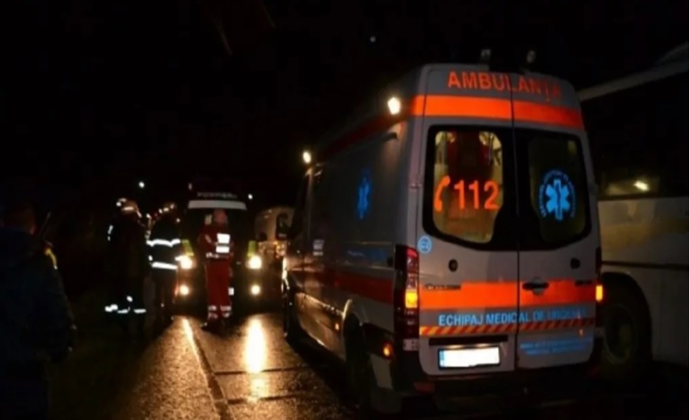 Intervenție accident rutier. Sursă foto arhivă ISU Cluj