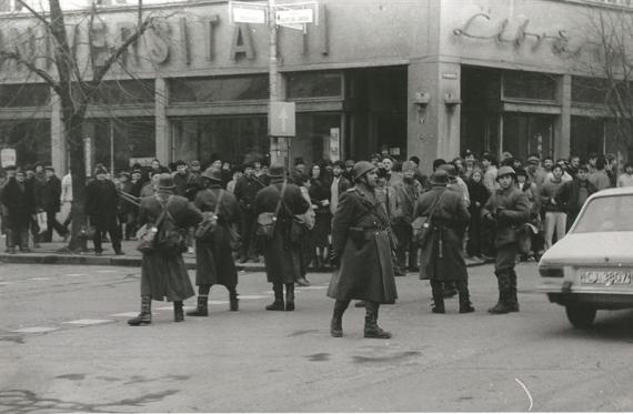 Revoluția din 1989 în Cluj-Napoca/ Foto: arhivă Răzvan Rotta