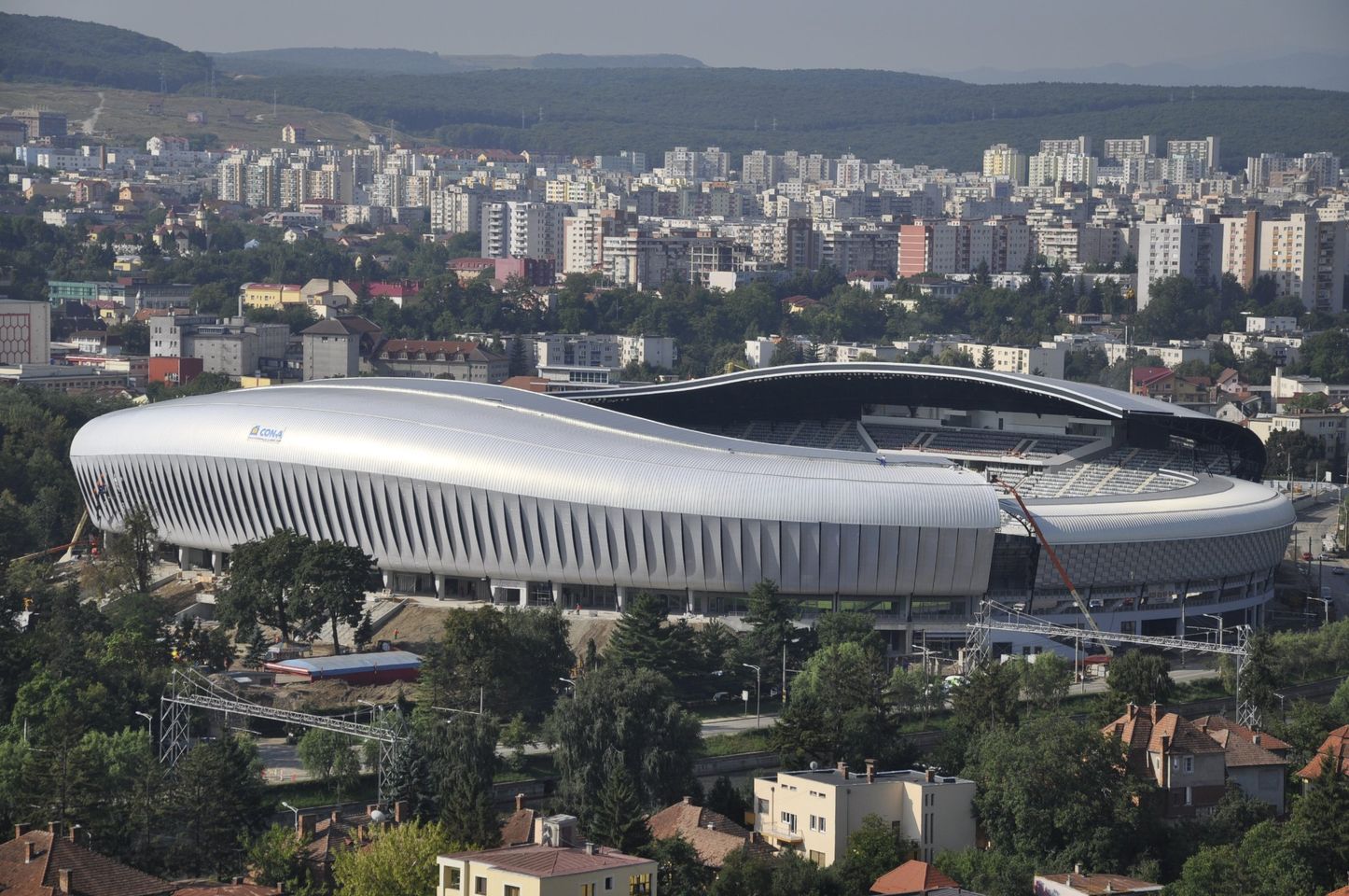 Parcarea de pe Cluj Arena va avea un nou sistem de administrare/ Foto: Consiliul Judetean Cluj - Facebook