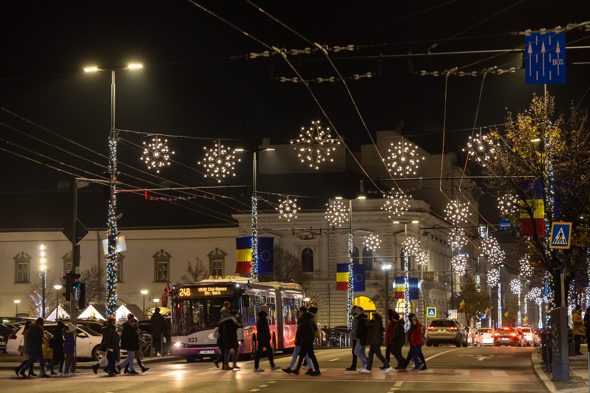 Nouă linii de autobuz vor circula în noaptea de Revelion în Cluj-Napoca. FOTO: Facebook/ Municipiul Cluj-Napoca