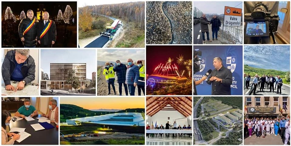 Anul 2022 a adus investiții importante la nivelul județului Cluj. FOTO: Facebook/ CJ Cluj