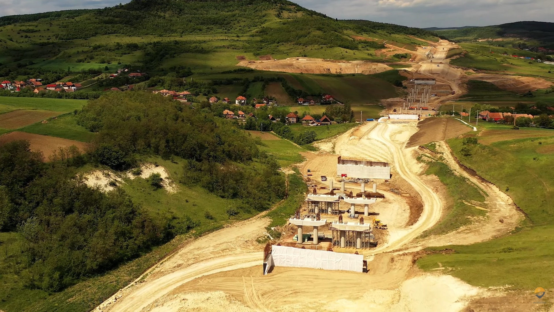 Șantierul Autostrăzi Transilvania. Sursă foto Asociația Pro Infrastructura