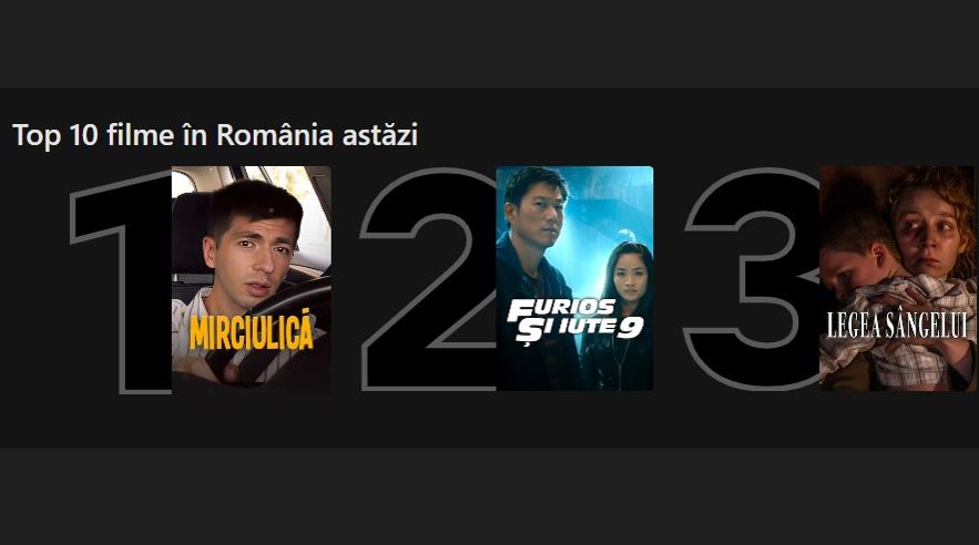 „Mirciulică”, locul 1 în topul filmelor de pe Netflix, în România / Foto: captură ecran - Netflix