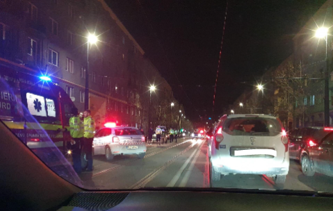 Accident pe strada Horea din Cluj-Napoca / Foto: Info Trafic jud. Cluj