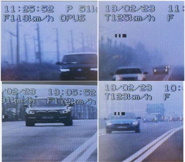 8 șoferi au „zburat” cu peste 100 km/h sâmbătă, în Jucu / Foto: IPJ Cluj - Facebook