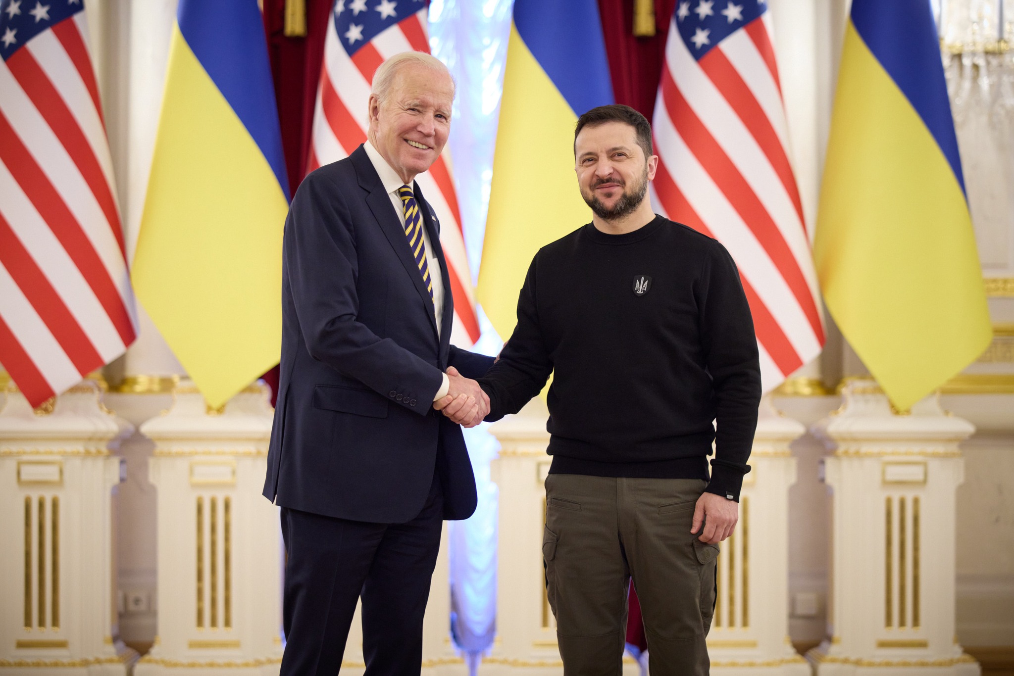 Președintele american Joe Biden, vizită surpriză la Kiev. FOTO: Volodimir Zelenski/ Facebook