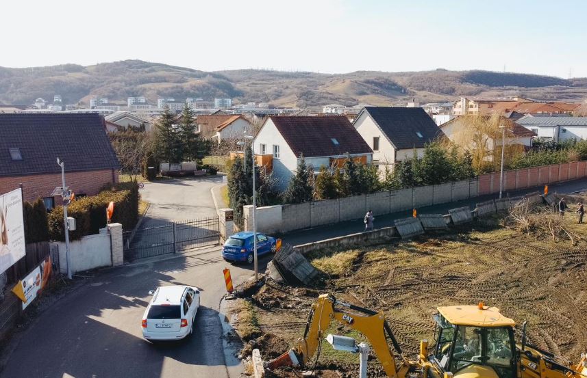 „Strâmtoarea Terra” din comuna Florești se lărgește. Autoritățile au anunțat deschiderea șantierului/captură foto Bogdan Pivariu Facebook.com