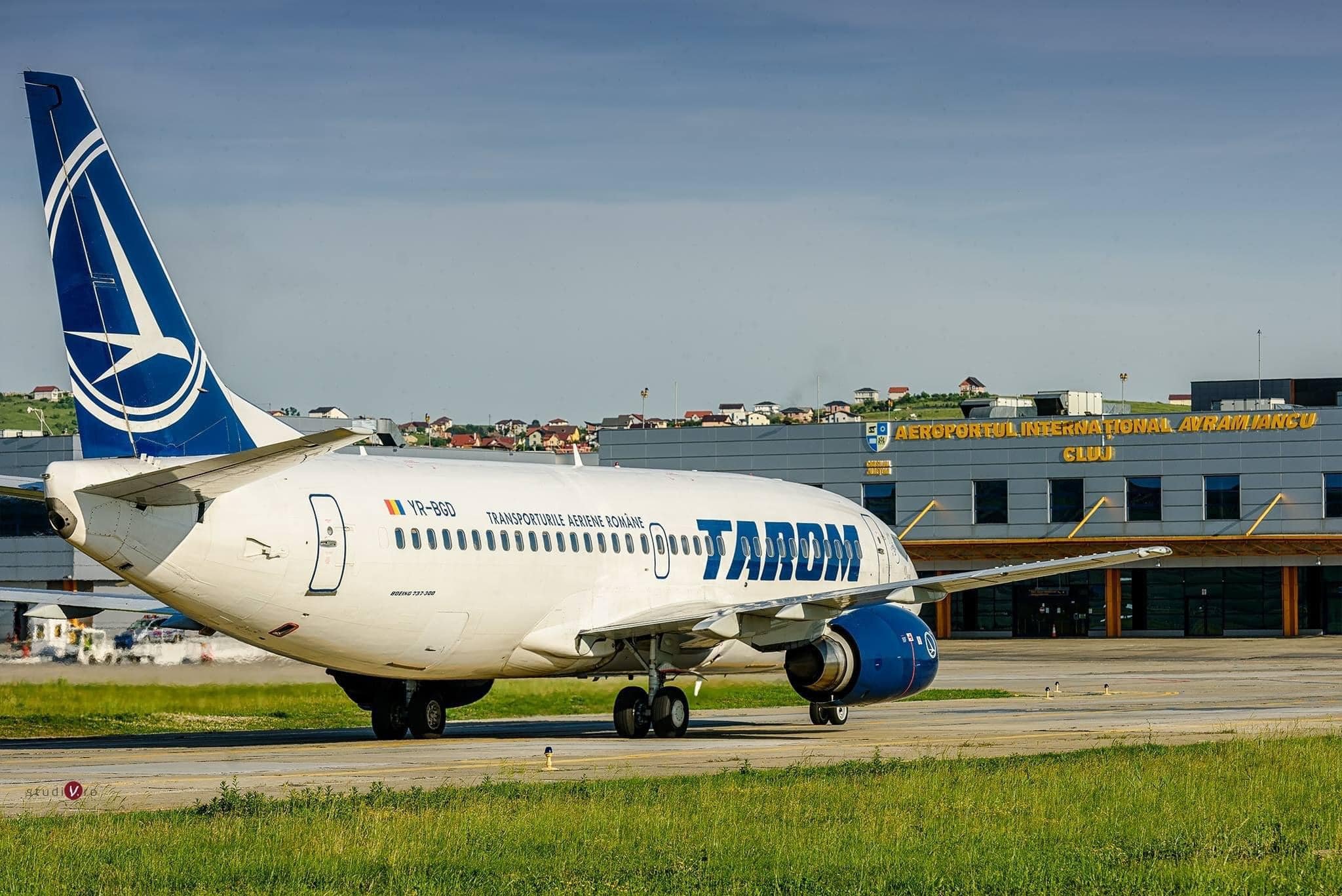 Incident de securitate la TAROM. FOTO: Facebook/ Aeroportul Internațional Avram Iancu Cluj