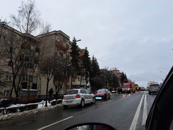 Accident pe strada Observatorului /FOTO: monitorulcj.ro