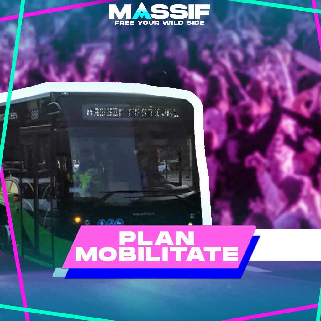 Plan de mobilitate pentru festivalul Massif 2023 / Foto: organizatori Massif