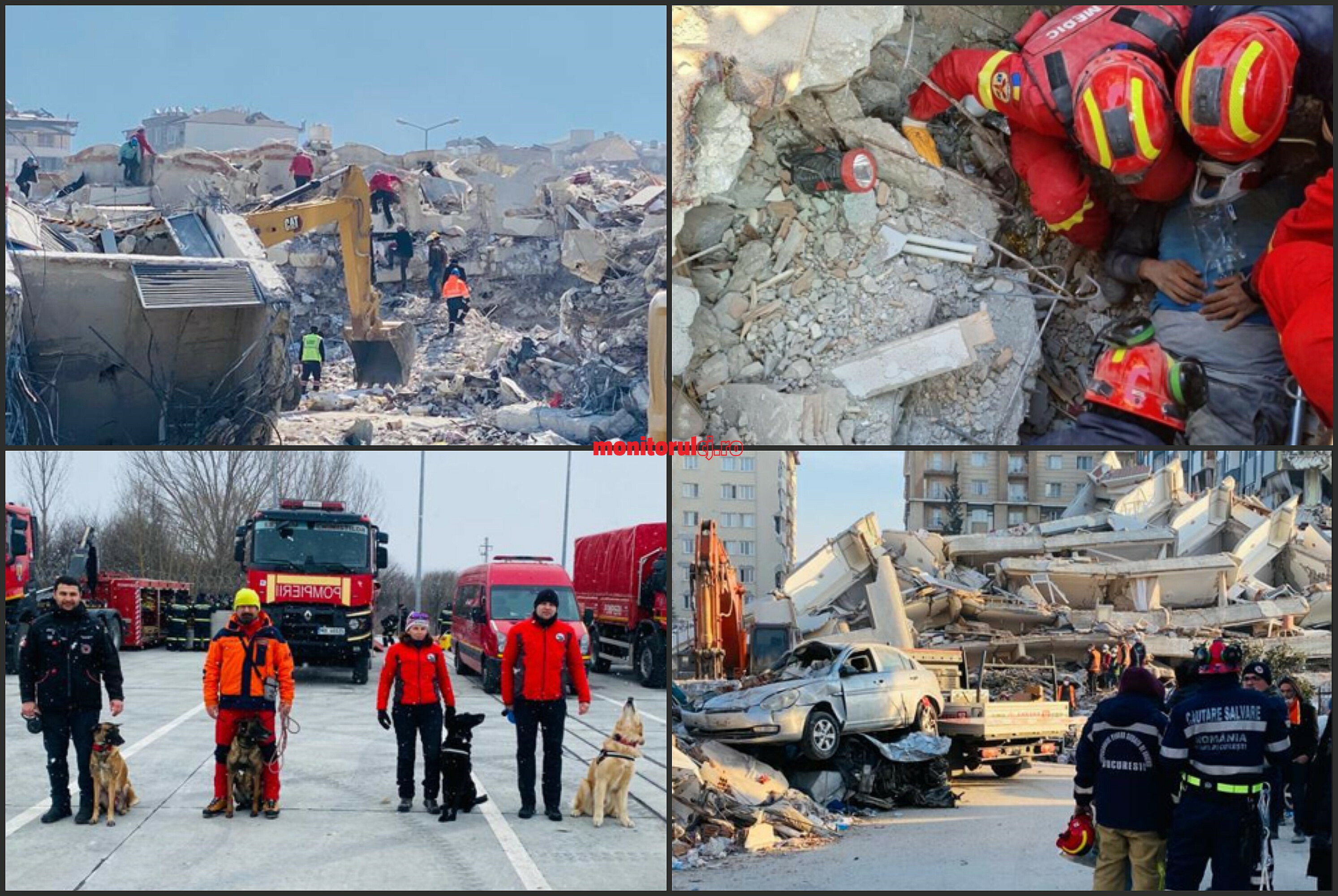 Salvatori din Cluj, în sprijin în Turcia în urma cutremurelor / Foto: Rareș Urs - arhivă personală
