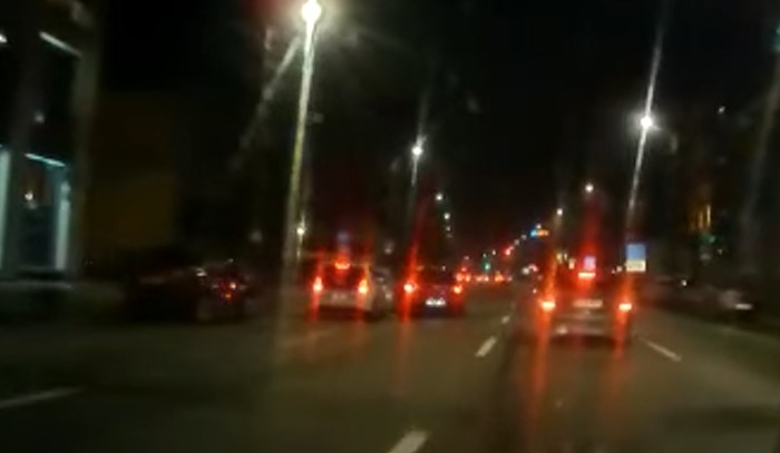 Accident pe Calea Dorobanților din Cluj-Napoca/ Foto: captură ecran video Info Trafic Cluj-Napoca - Facebook