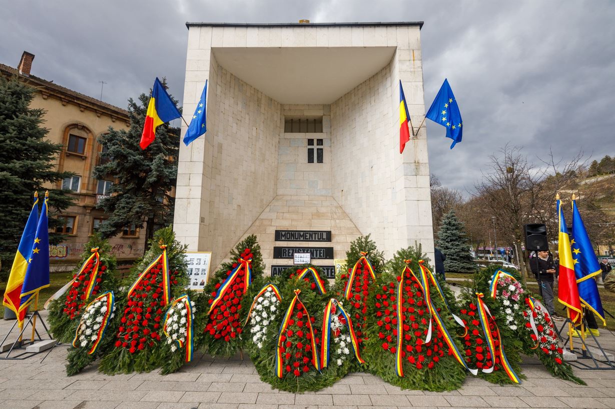 Monumentul Rezistenței Anticomuniste din Parcul Central din Cluj-Napoca / Foto: Facebook - CJ Cluj