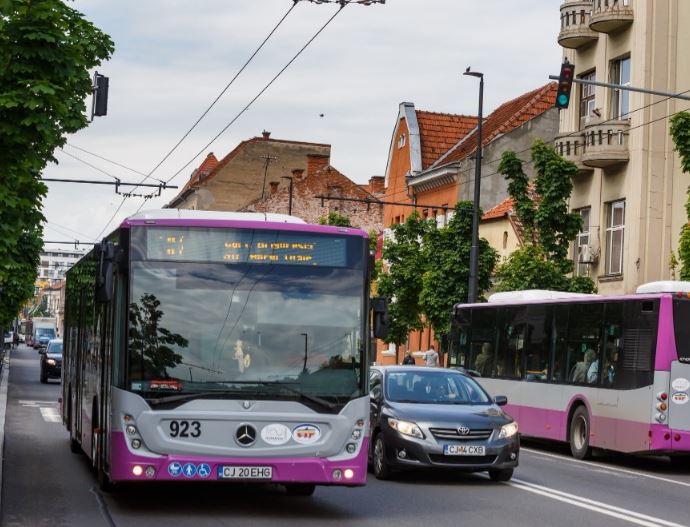 O stație de bus va fi relocată temporar/Compania de Transport Public Cluj-Napoca Facebook.com