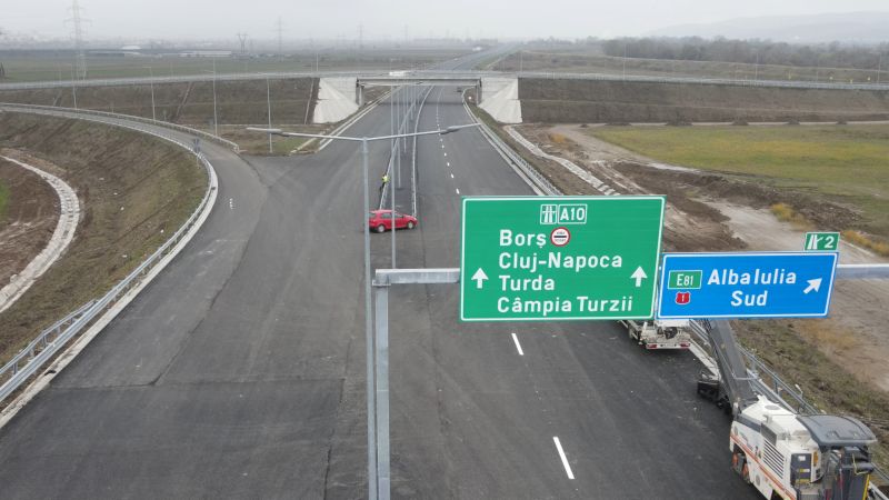 Autostrada Sebeș-Turda. Sursă foto ziarul Unirea