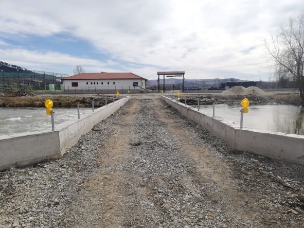 Au fost reluate lucrările de modernizare a lotului 2 al Drumului Bistriței/ Foto: Consiliul Județean Cluj