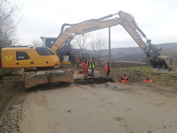 Lucrările la Lotul 1 din Drumul Bistriței au fost reluate/ Foto: Consiliul Judetean Cluj - Facebook