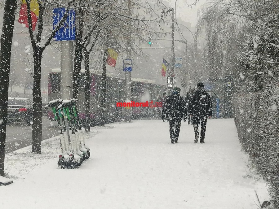 Iarna și-a făcut din nou simțită prezența/ Foto: monitorulcj.ro