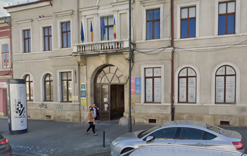 Un scandal a izbucnit, vineri, la sediul PSD din municipiul Cluj-Napoca/ Foto: captură ecran Google Maps