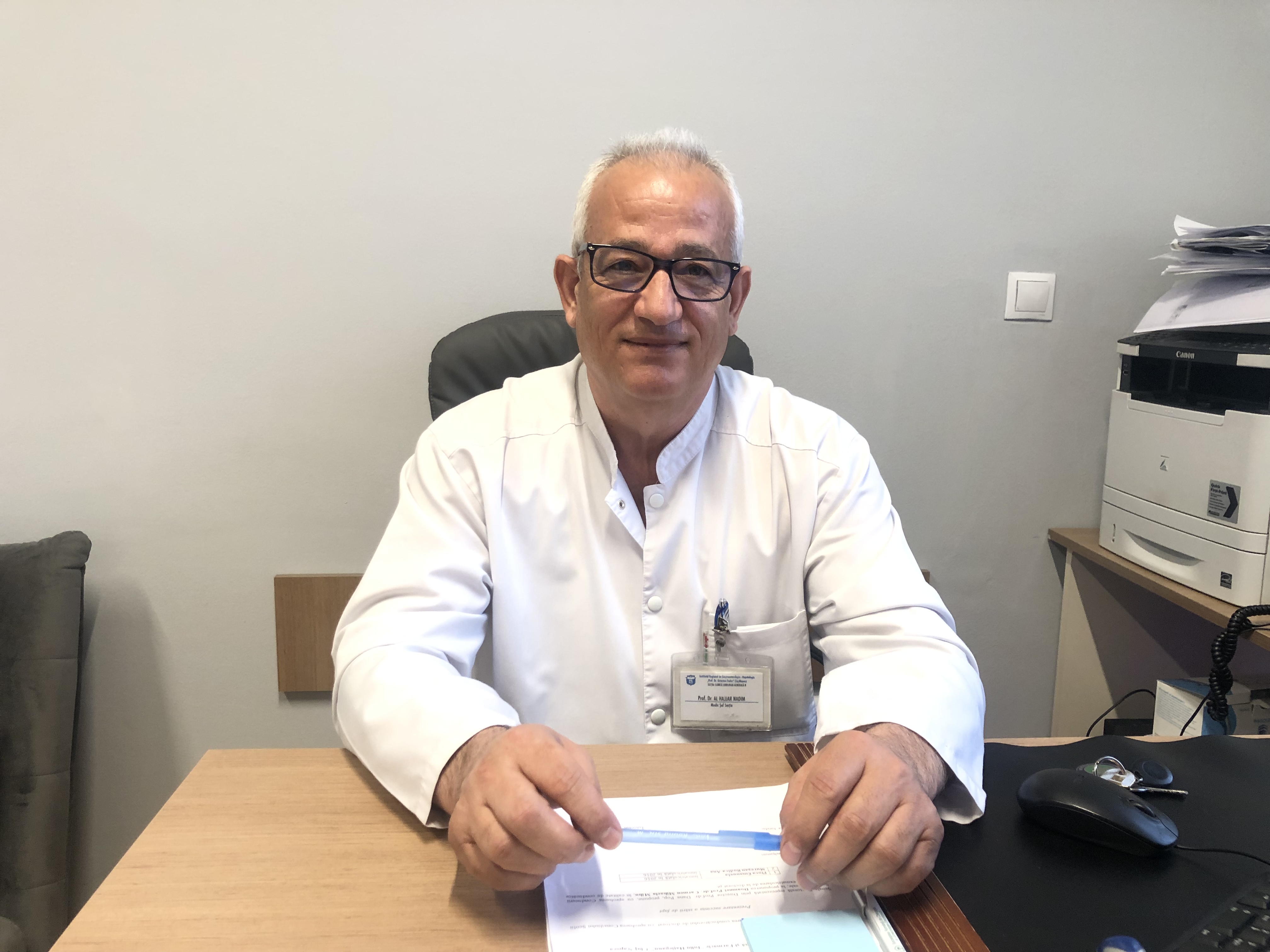 Dr. Nadim Al Hajjar, medic chirurg la  Institutul Regional de Gastroenterologie și Hepatologie  din Cluj-Napoca / Foto: monitorulcj.ro