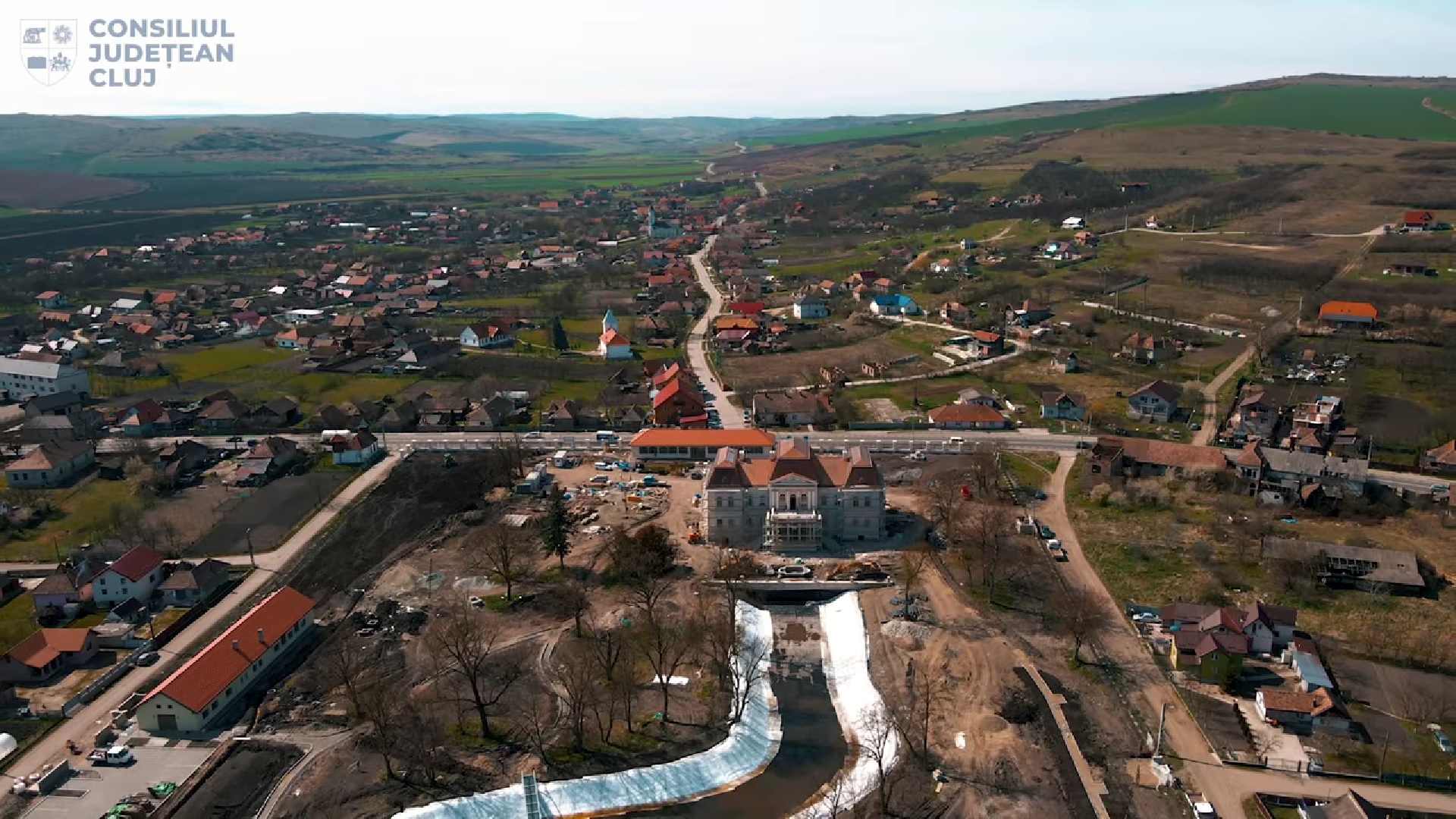 Castelul Banffy din Răscruci, o bijuterie! FOTO: Captură ecran CJ Cluj