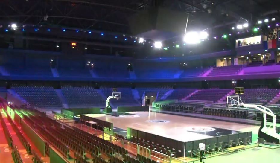 Sistem de iluminat nou la BT Arena Cluj-Napoca/Emil Boc Facebook.com