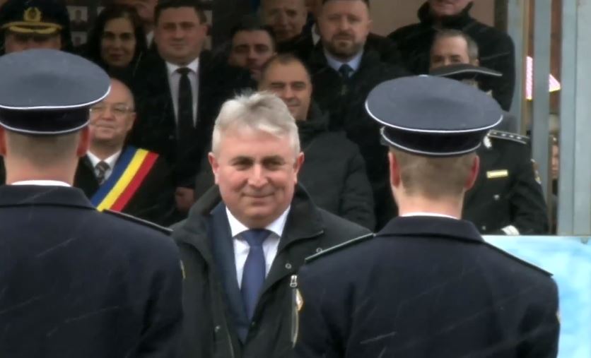 Lucian Bode, la Cluj-Napoca/Captură video Emil Boc Facebook.com