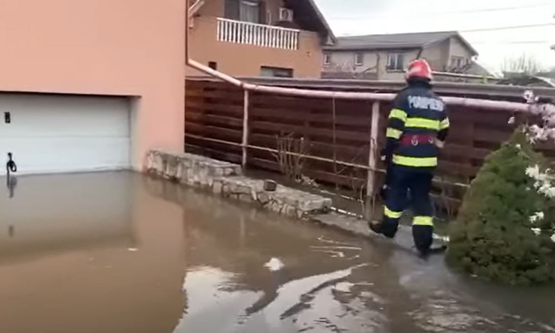 Inundații Florești / Foto: ISU Cluj