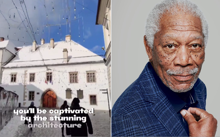 Cum a reușit un tânăr clujean să folosească vocea lui Morgan Freeman pentru un videoclip de promovare a orașului / Foto 1: Instagram - Foto 2: Facebook - Morgan Freeman