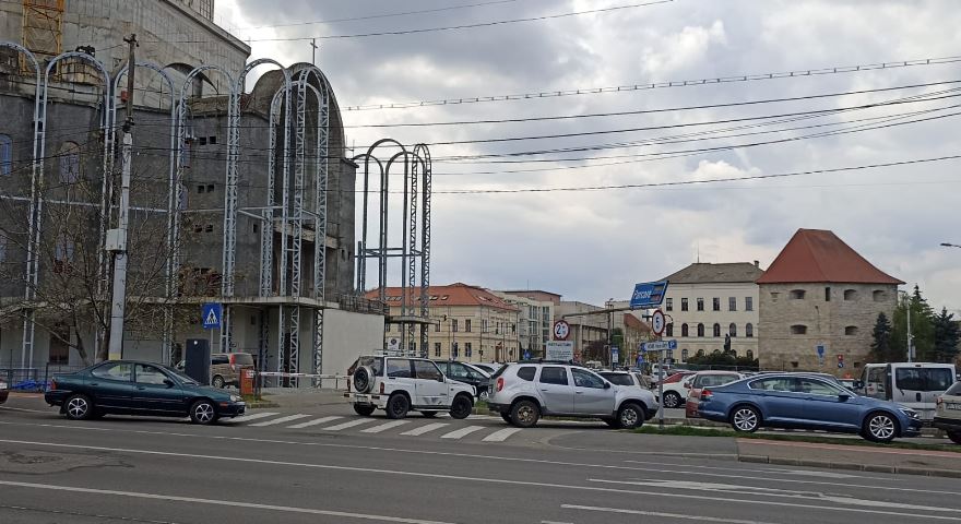 Licitație pentru modernizarea parcării din Piața Cipariu/Foto: monitorulcj.ro