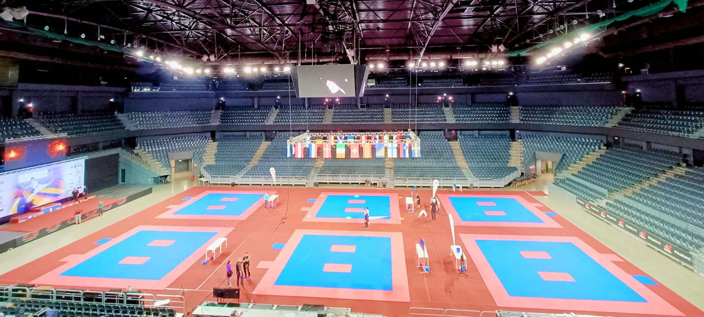 BT Arena, pregătită pentru Campionatul European /FOTO: Federatia Romana de Taekwon-do ITF - Facebook