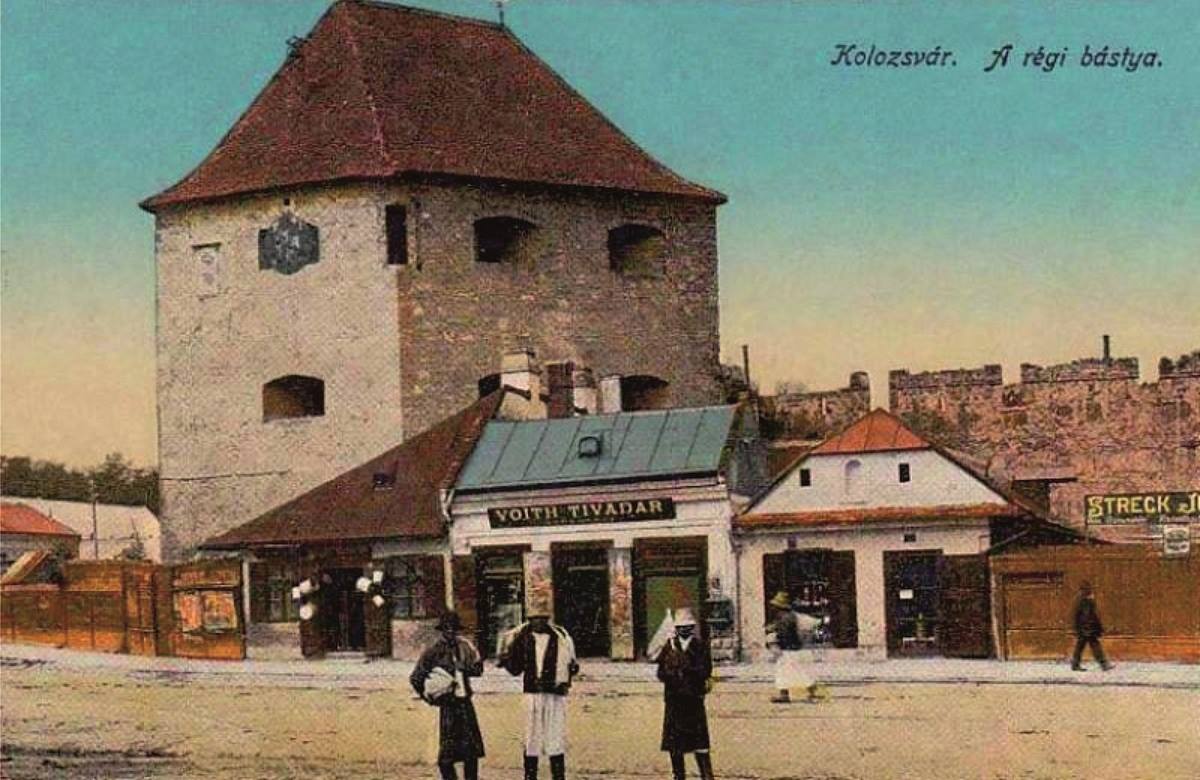 Bastionul Croitorilor în anul 1913/ Foto: Clujul de altădată - Facebook