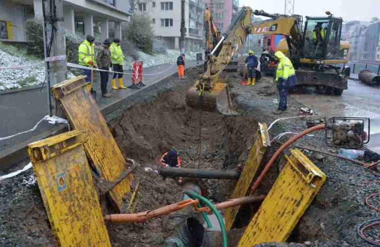 Lucrările de pe străzile General Dragalina și Mamaia ar putea fi finalizate cu o lună mai devreme/ Foto: Consiliul Județean Cluj