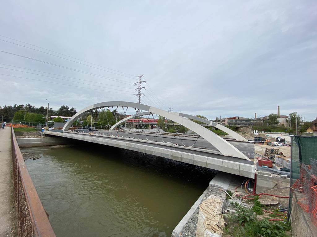 Podul Oașului-Răsăritului din Cluj-Napoca, în luna mai 2023 / Foto: monitorulcj.ro