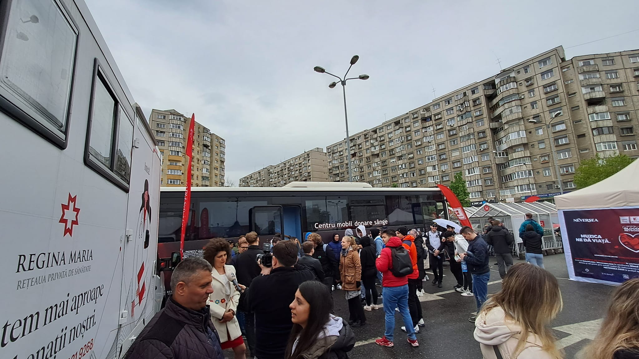 Caravana mobilă Blood Network a ajuns la Cluj în weekend-ul 13-14 mai 2023 / Foto: Facebook - Adina Scaringi