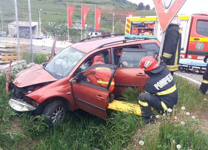 Accident cu victime în Feleacu, pe DN1E81/Foto ISU Cluj