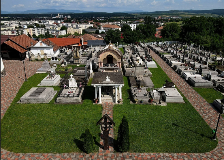 Cimitirul din Reghin în care odihnește Ion Chiricuță, fondatorul Institutului Oncologic din Cluj / Foto: Harta Cimitir - Facebook