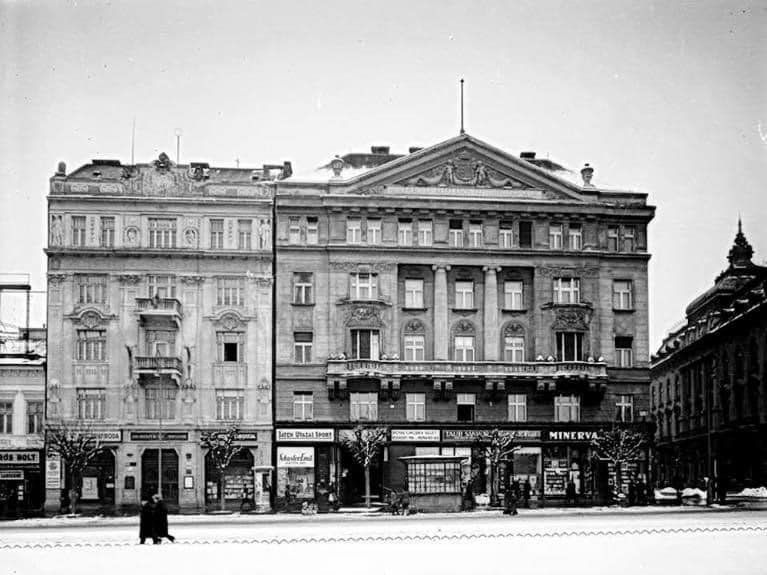 Actuala clădire a Sucursalei Regionale a Băncii Naționale a României, la începutul secolului al XX-lea/ Foto: Mariana Itu - grupul de Facebook Amintiri din Vechiul Cluj