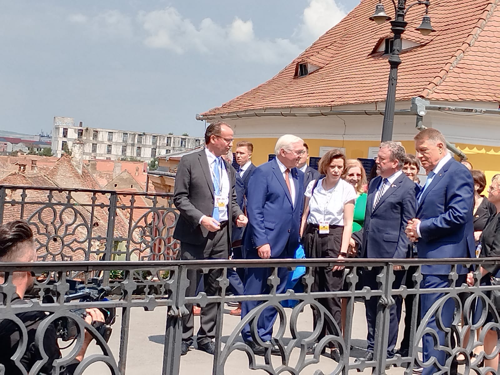 Președintele Germaniei și președintele României, împreună la Sibiu / Foto: mesageruldesibiu.ro