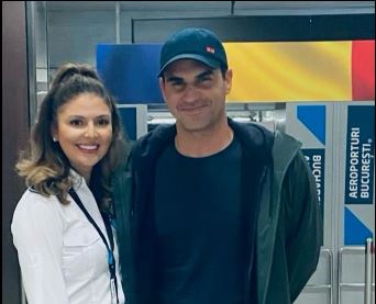 Roger Federer a venit în România/Foto: Politia de Frontieră Română Facebook.com