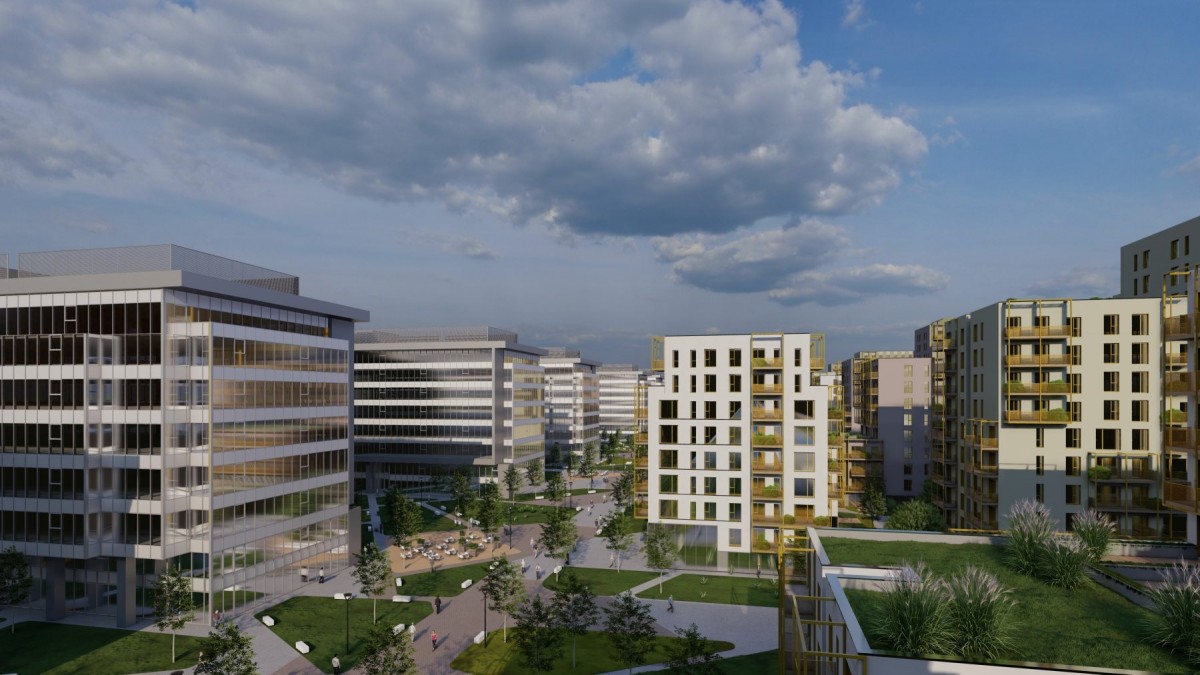 Investiția dezvoltatorului Prime Kapital vizează transformarea unei platforme industriale de 17,1 hectare, localizată între strada Plevnei și Pod IRA, într-un complex rezidențial cu 1.400 de apartamente, birouri și un centru comercial. | Foto: Prime Kapital