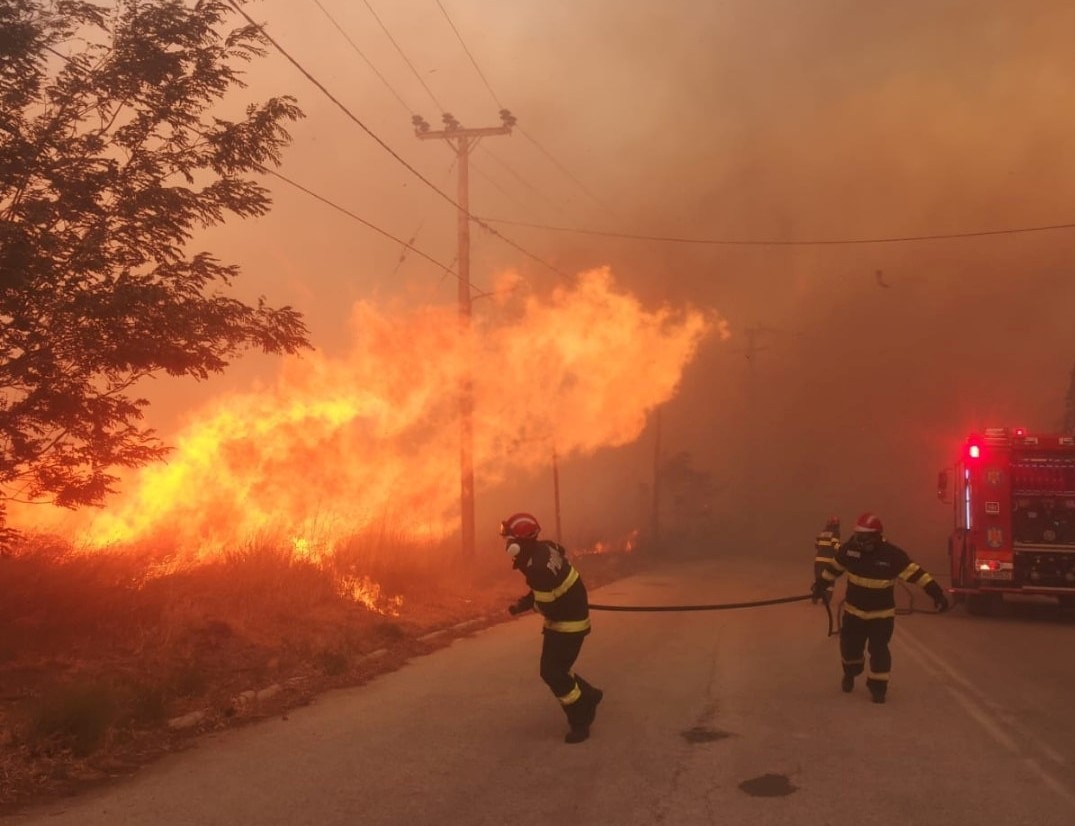Emisfera nordică a fost extrem de afectată de incendii de vegetaţie în primăvara acestui an/ Foto: Facebook - IGSU - Inspectoratul General pentru Situatii de Urgenta, Romania