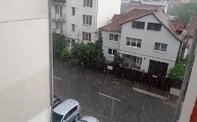 Furtuna a făcut ravagii în Cluj-Napoca/ Foto: monitorulcj.ro