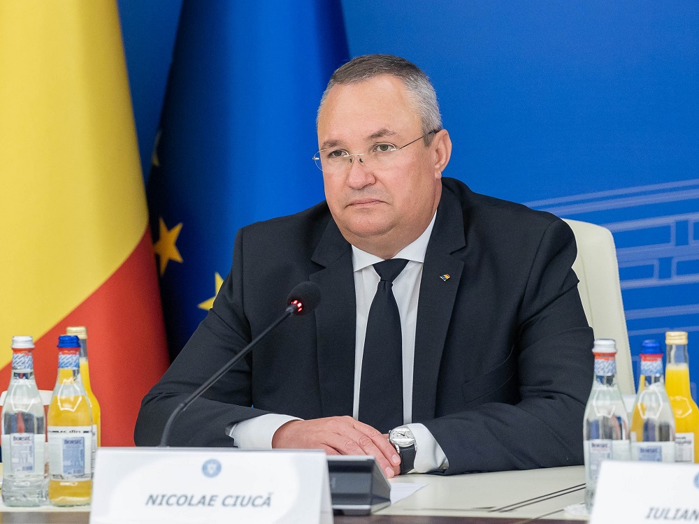 Nicolae Ciucă în ședința de Guvern. Foto Facebook Guvernul României