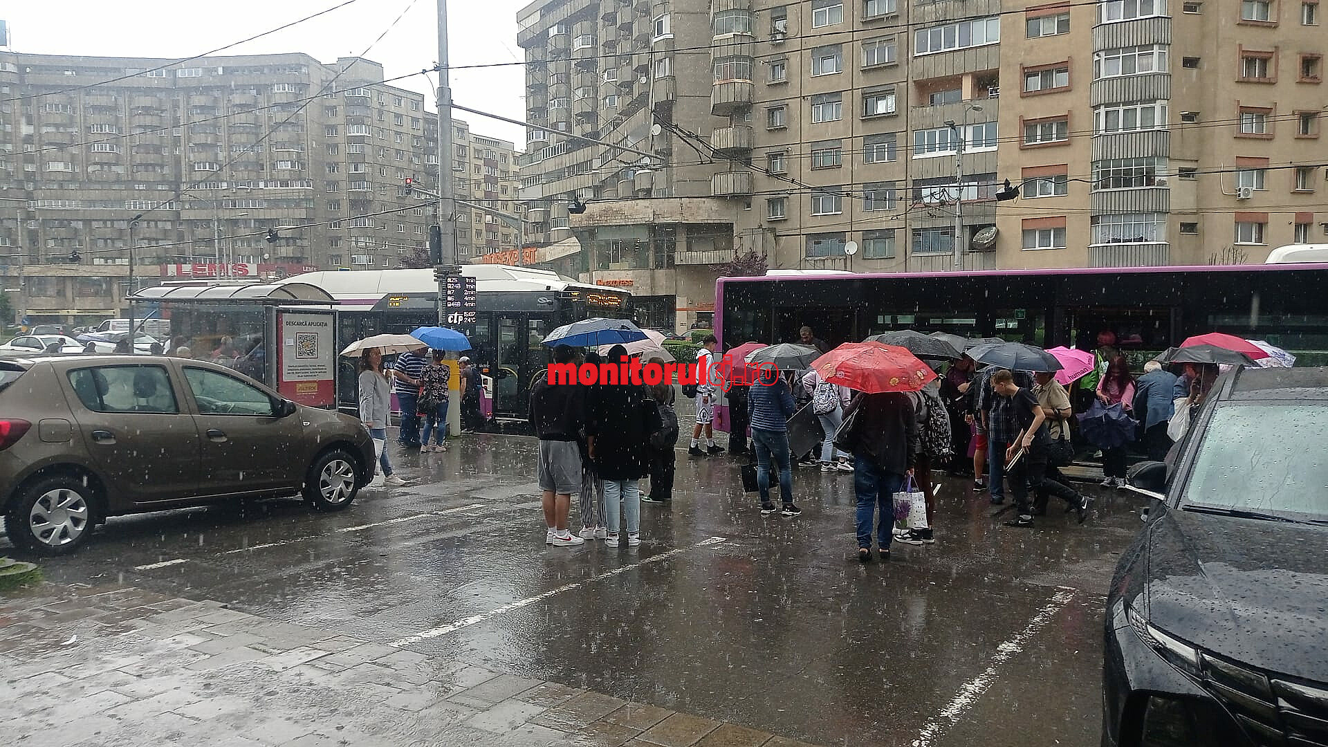 COD ROȘU și PORTOCALIU de vreme rea în România, inclusiv la Cluj. FOTO: monitorulcj.ro