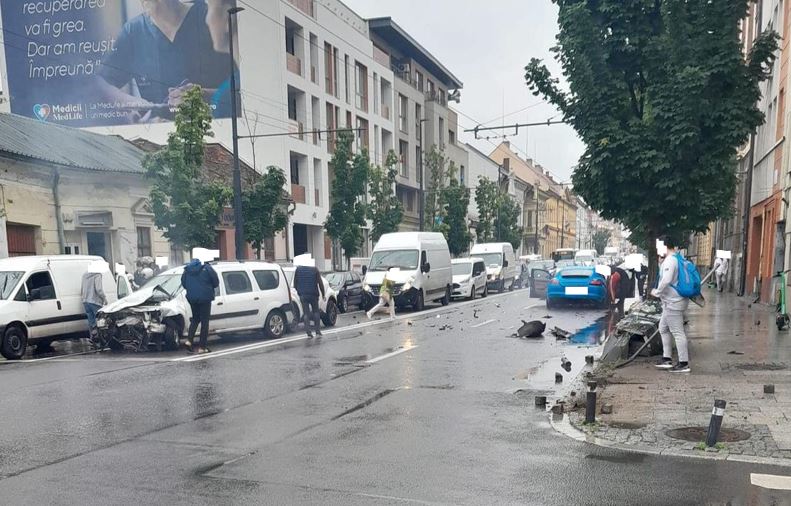 Accident pe Calea Moților / Foto: Info Trafic jud. Cluj