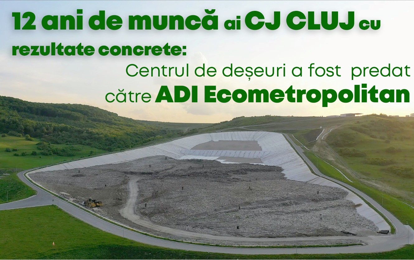 Administrarea deșeurilor din județul Cluj, predată ADI Eco-Metropolitan. FOTO: CJ Cluj