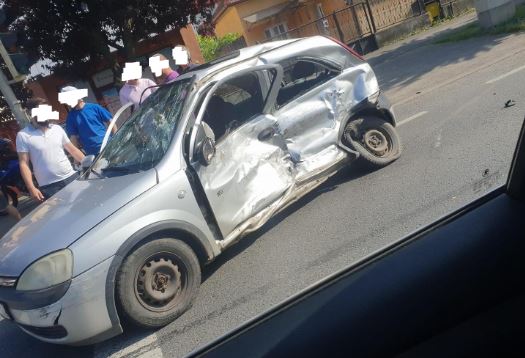 Accident pe strada Corneliu Coposu, pe 22 iunie / Foto: Info Trafic jud. Cluj